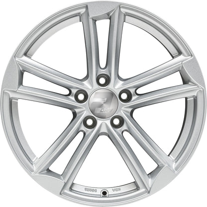 2DRV WH27 race silber lackiert 8.5x19 ET35 - LK5/112 ML66.6