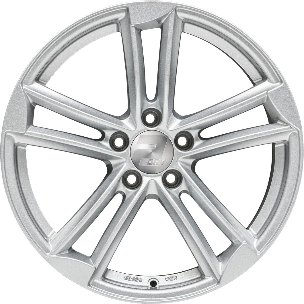2DRV WH27 race silber lackiert 8.5x19 ET45 - LK5/112 ML66.6