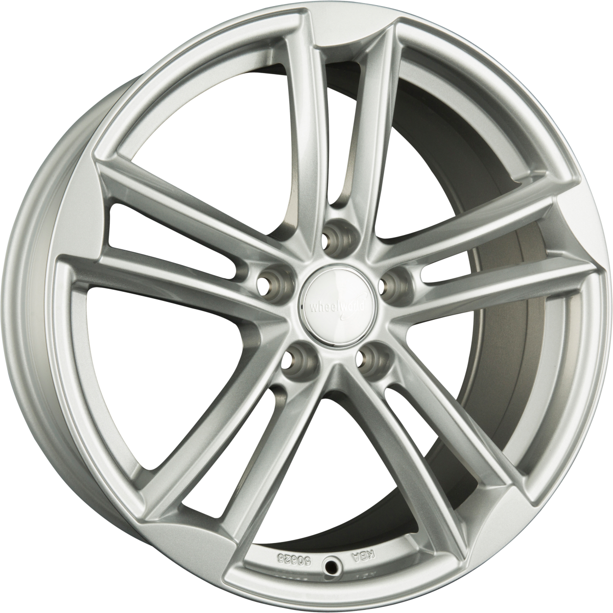 2DRV by WHEELWORLD WH27 Race Silber Lackiert (RS) Alufelge 9.5x21 Zoll ET35 LK 5x112 ML66.6 – Bild 2
