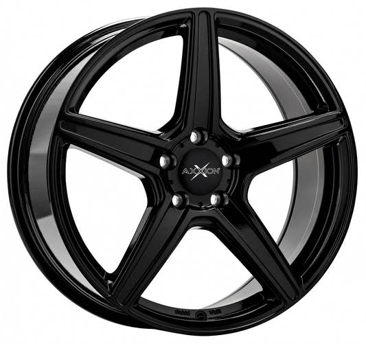 Axxion AX7 Schwarz Glänzend Lackiert (SW+) Alufelge 9x21 Zoll ET22 LK 5x112 ML66.6