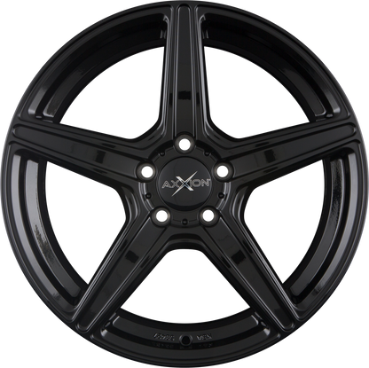 Axxion AX7 Schwarz Glänzend Lackiert (SW+) Alufelge 9x20 Zoll ET35 LK 5x112 ML72.6