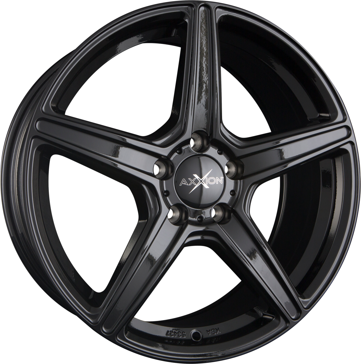 Axxion AX7 Schwarz Glänzend Lackiert (SW+) Alufelge 9x20 Zoll ET35 LK 5x112 ML72.6 – Bild 2