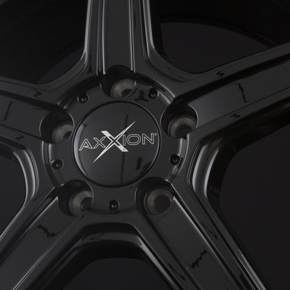 Axxion AX7 Schwarz Glänzend Lackiert (SW+) Alufelge 9x20 Zoll ET35 LK 5x112 ML72.6 – Bild 4