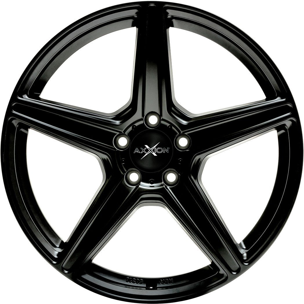 Axxion AX7 schwarz glänzend lackiert 8x18 ET48 - LK5/112 ML72.6