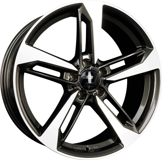 2DRV by WHEELWORLD WH36 Dark Gunmetal Hochglanzpoliert (DGMP+) Alufelge 8x18 Zoll ET30 LK 5x112 ML66.6 – Bild 2