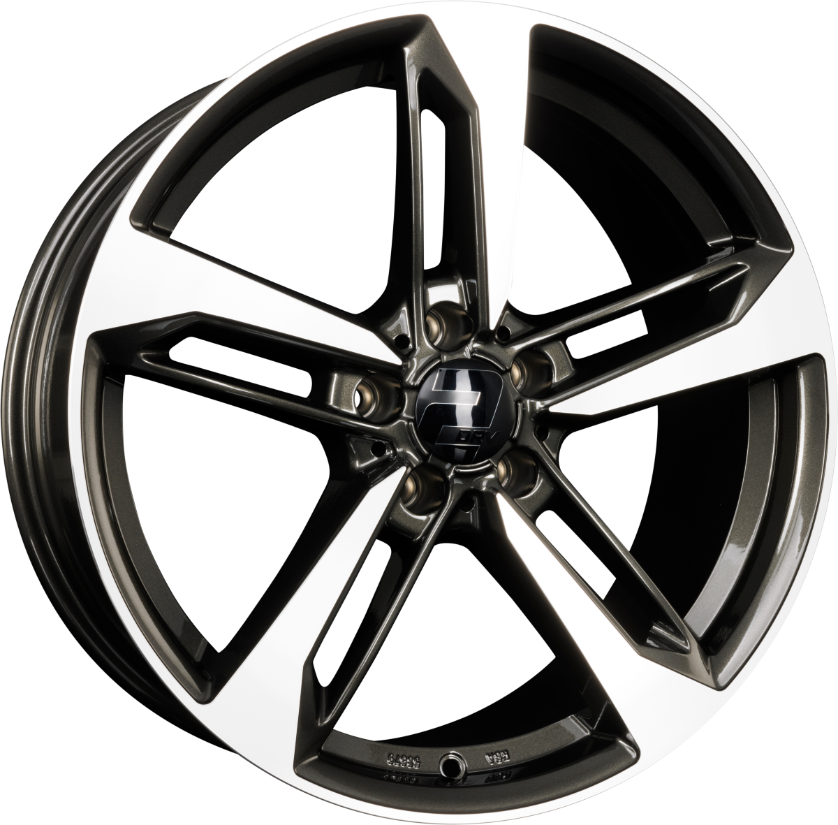 2DRV by WHEELWORLD WH36 Dark Gunmetal Hochglanzpoliert (DGMP+) Alufelge 8x18 Zoll ET30 LK 5x112 ML66.6 – Bild 2