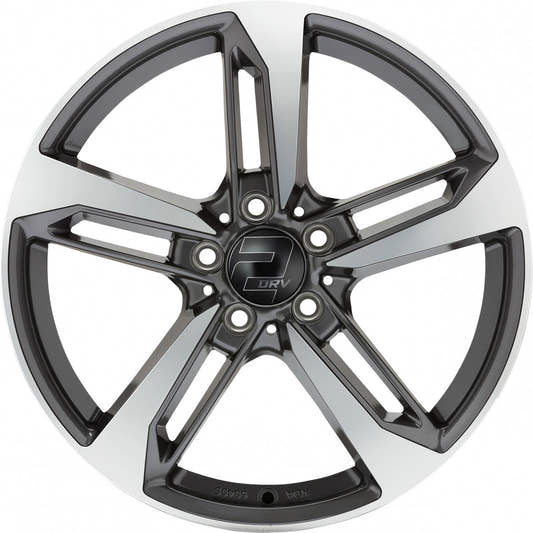2DRV WH36 dark gunmetal hochglanzpoliert 8x18 ET40 - LK5/112 ML66.6