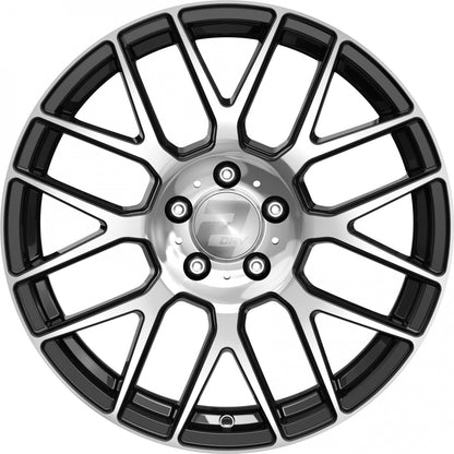 2DRV WH26 schwarz hochglanzpoliert 7.5x17 ET22 - LK4/108 ML72.6