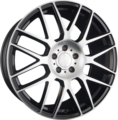 2DRV by WHEELWORLD WH26 Schwarz Hochglanzpoliert (SP+) Alufelge 7.5x17 Zoll ET35 LK 5x100 ML63.4 – Bild 2