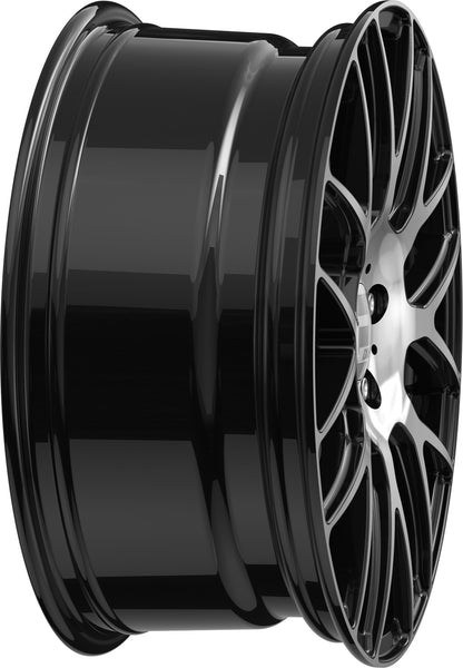 2DRV WH26 schwarz hochglanzpoliert 7.5x17 ET35 - LK5/112 ML66.6
