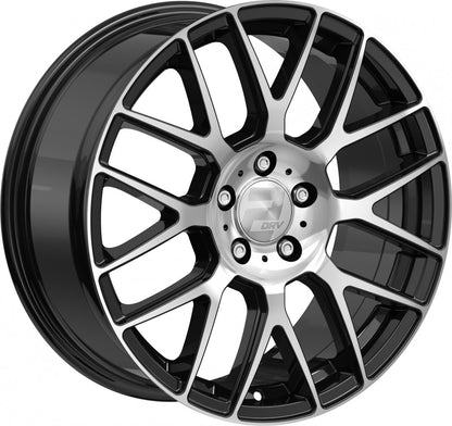 2DRV WH26 schwarz hochglanzpoliert 7.5x17 ET45 - LK5/112 ML66.6