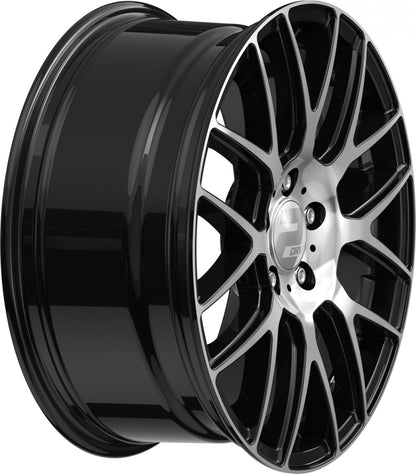 2DRV WH26 schwarz hochglanzpoliert 7.5x17 ET35 - LK5/120 ML72.6