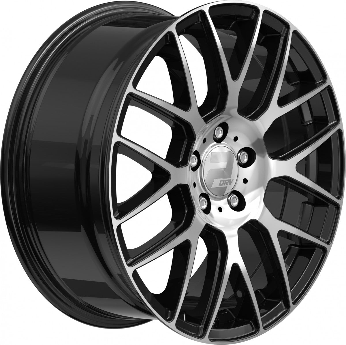 2DRV WH26 schwarz hochglanzpoliert 8x18 ET35 - LK4/100 ML63.4