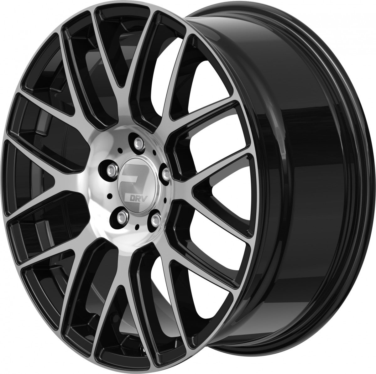 2DRV WH26 schwarz hochglanzpoliert 8x18 ET35 - LK4/100 ML63.4