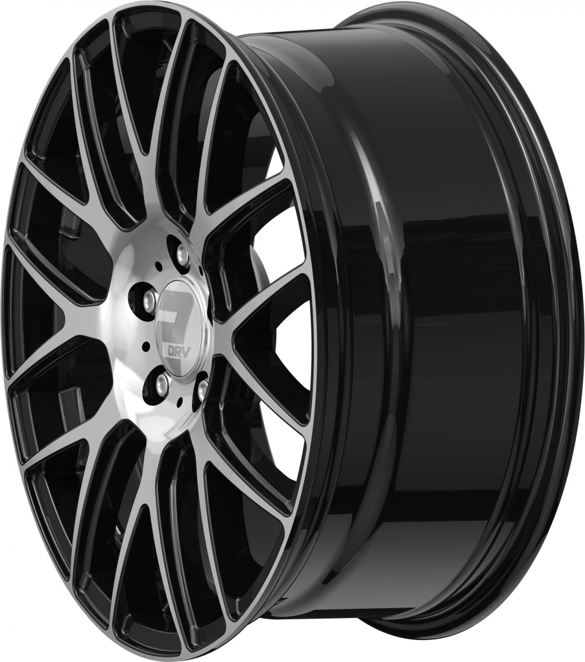 2DRV WH26 schwarz hochglanzpoliert 8x18 ET20 - LK4/108 ML72.6