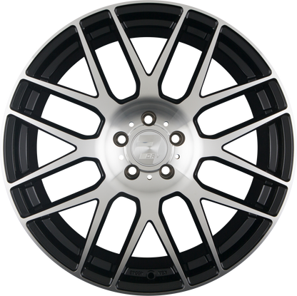 2DRV by WHEELWORLD WH26 Schwarz Hochglanzpoliert (SP+) Alufelge 8x18 Zoll ET35 LK 5x100 ML63.4