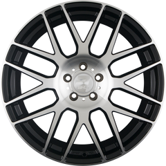 2DRV by WHEELWORLD WH26 Schwarz Hochglanzpoliert (SP+) Alufelge 9x20 Zoll ET20 LK 5x112 ML66.6