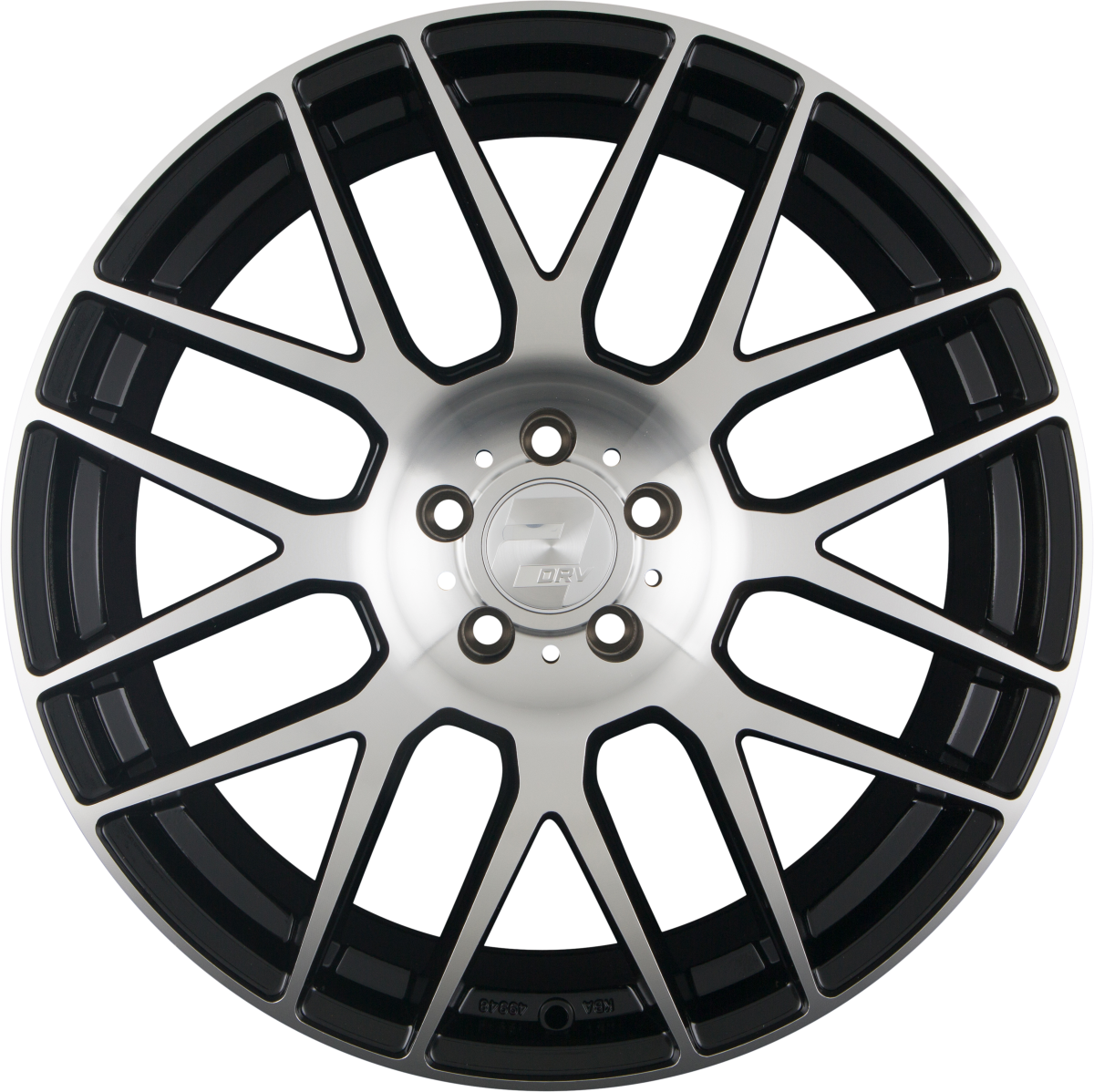 2DRV by WHEELWORLD WH26 Schwarz Hochglanzpoliert (SP+) Alufelge 9x20 Zoll ET50 LK 5x130 ML71.5