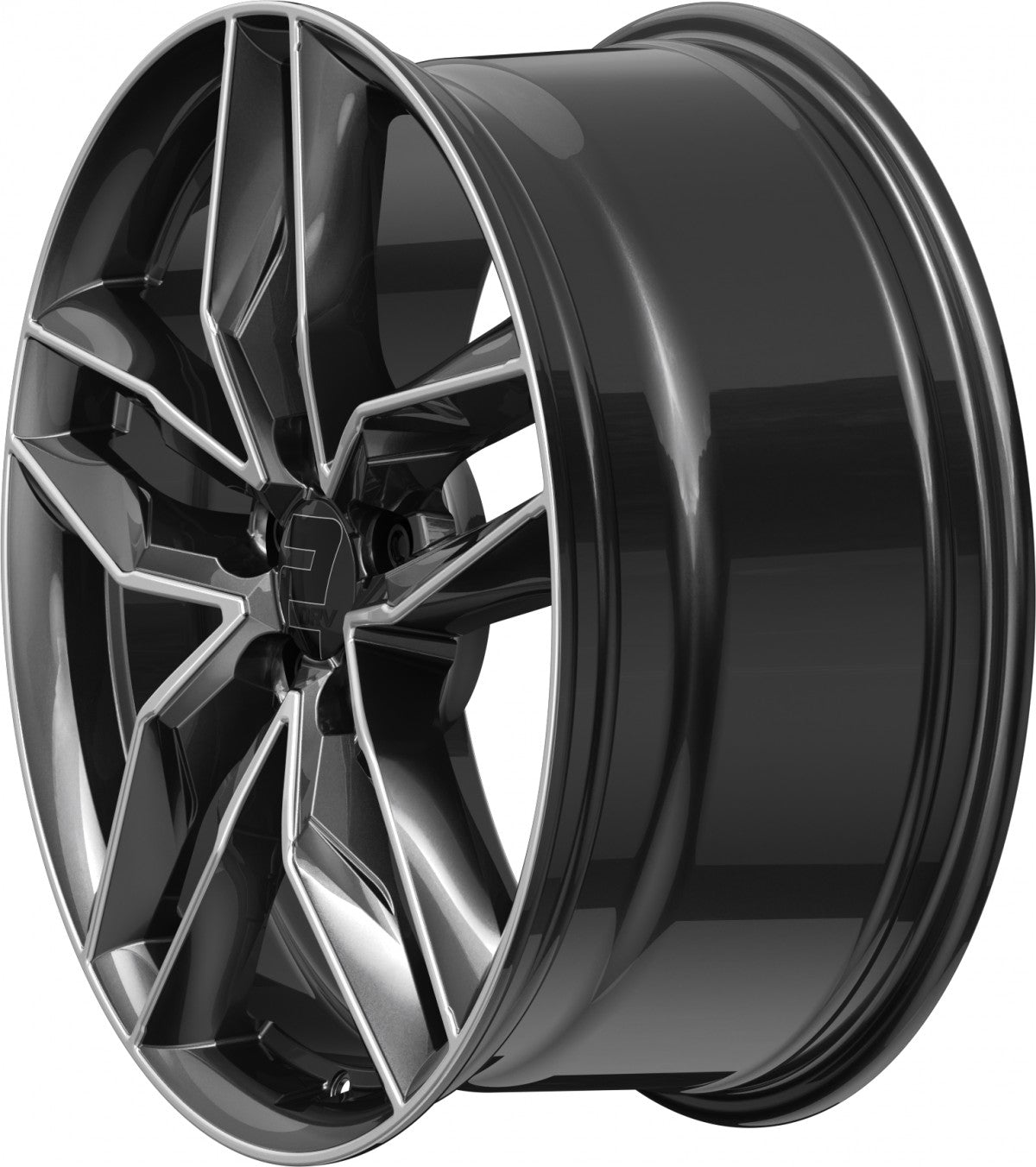 2DRV WH40 dark gunmetal hochglanzpoliert 7.5x18 ET25 - LK5/112 ML66.7