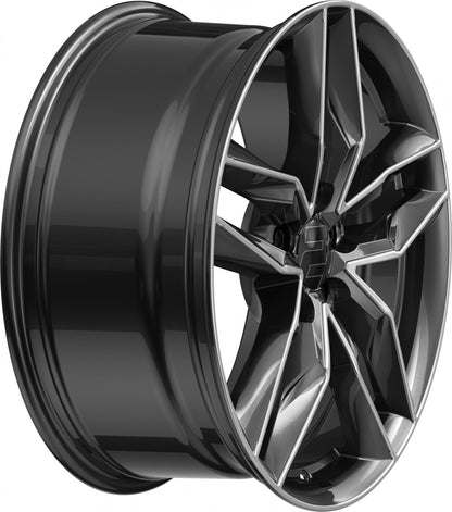 2DRV WH40 dark gunmetal hochglanzpoliert 8.5x19 ET32 - LK5/112 ML66.6