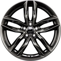 2DRV by WHEELWORLD WH40 Dark Gunmetal Glänzend Lackiert (DGM+) Alufelge 9x20 Zoll ET50 LK 5x130 ML71.6