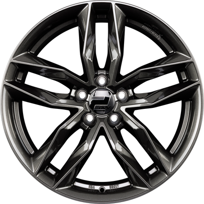 2DRV by WHEELWORLD WH40 Dark Gunmetal Glänzend Lackiert (DGM+) Alufelge 9x20 Zoll ET50 LK 5x130 ML71.6