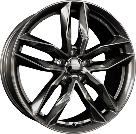2DRV by WHEELWORLD WH40 Dark Gunmetal Glänzend Lackiert (DGM+) Alufelge 9x20 Zoll ET50 LK 5x130 ML71.6 – Bild 2