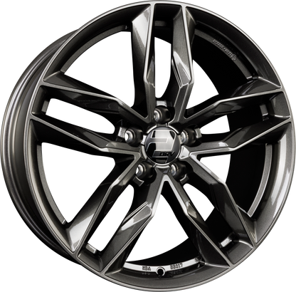 2DRV by WHEELWORLD WH40 Dark Gunmetal Glänzend Lackiert (DGM+) Alufelge 9x20 Zoll ET50 LK 5x130 ML71.6 – Bild 2