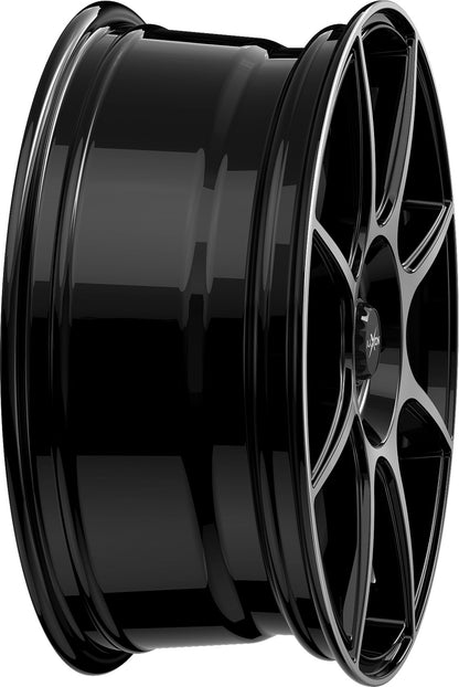 Axxion X2 schwarz hochglanzpoliert 7x17 ET40 - LK5/112 ML72.6