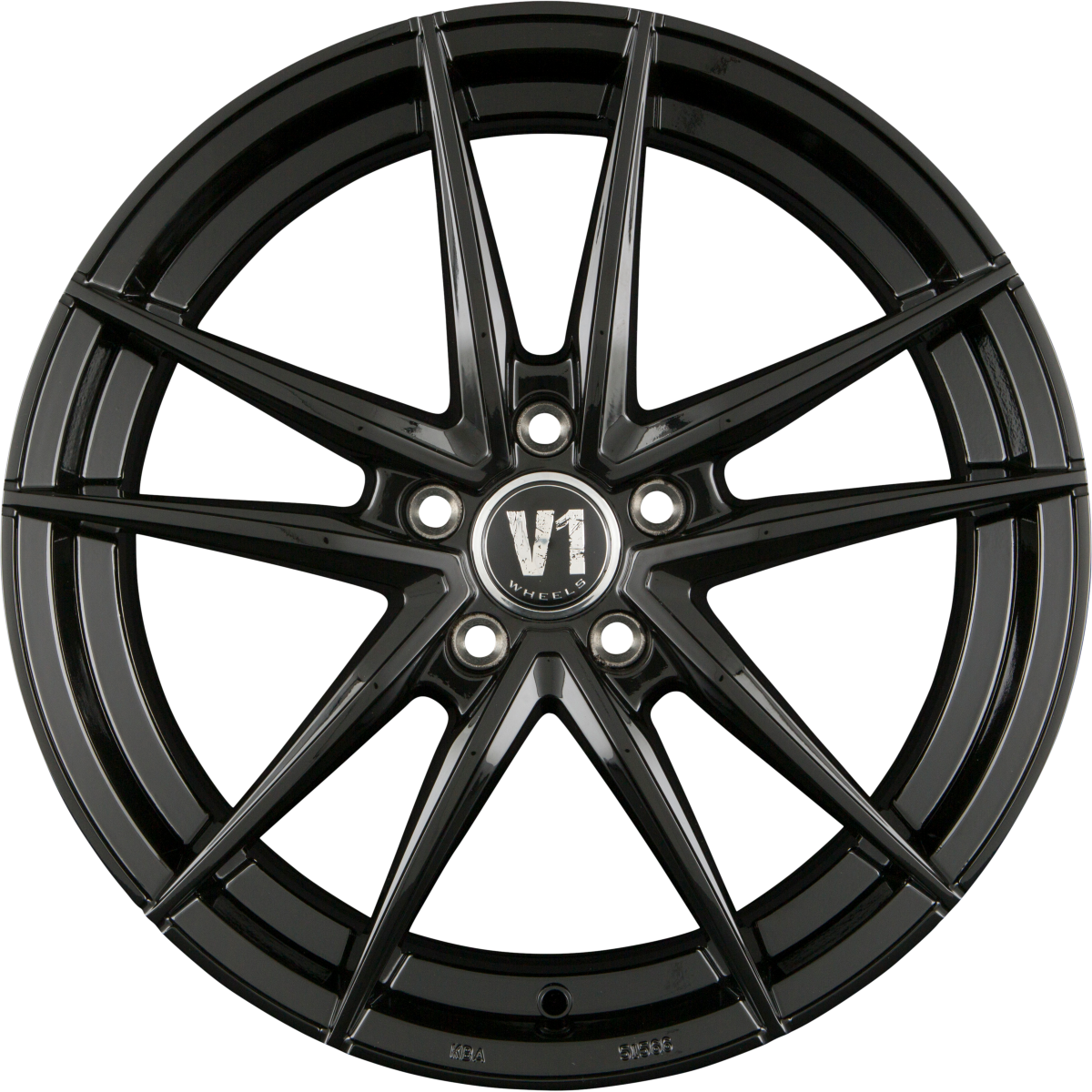 V1 Wheels V3 Schwarz Glanz Lackiert SW+ Alufelge 8x18 Zoll ET40 LK 5x112 ML66.6