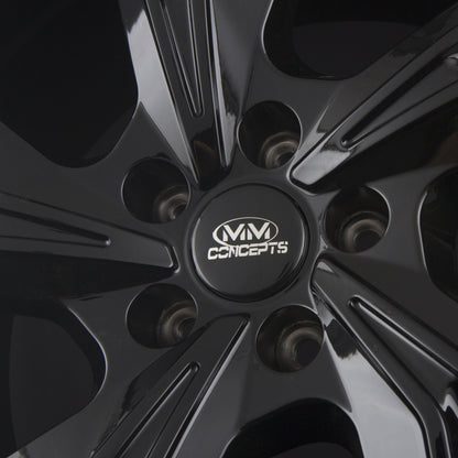 MM-Concepts MM07 Glossy Black Alufelge 9x20 Zoll ET21 LK 5x112 ML66.6 – Bild 4