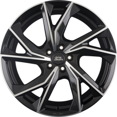 MM-Concepts MM07 Glossy Black Machined Alufelge 9x20 Zoll ET21 LK 5x112 ML66.6