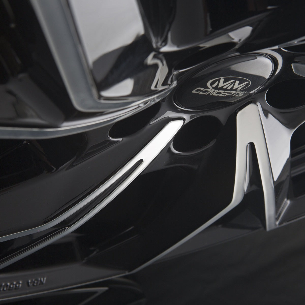 MM-Concepts MM07 Glossy Black Machined Alufelge 9x20 Zoll ET21 LK 5x112 ML66.6 – Bild 3