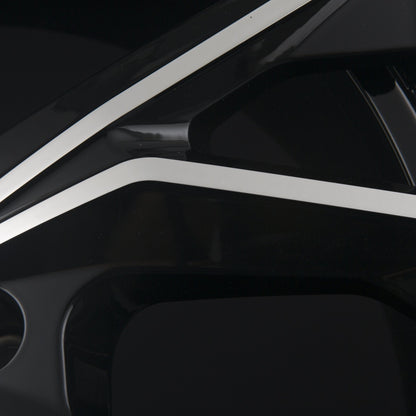 MM-Concepts MM07 Glossy Black Machined Alufelge 9x20 Zoll ET21 LK 5x112 ML66.6 – Bild 5