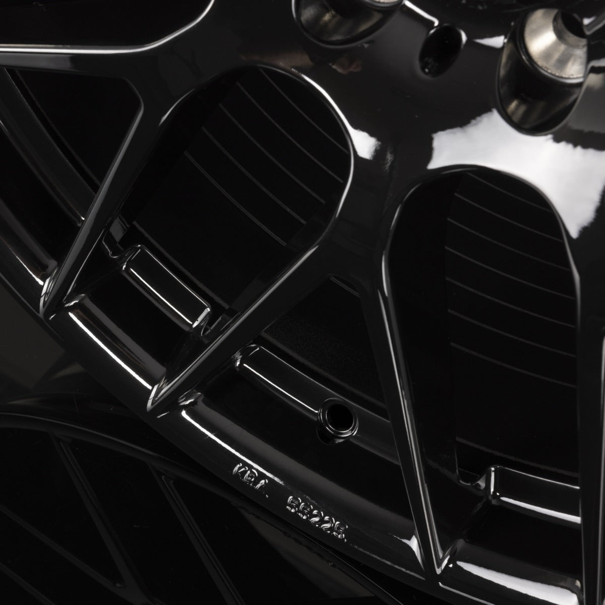 SX-Wheels SX3-FF Glossy Black (GB) Alufelge 9.5x19 Zoll ET45 LK 5x112 ML72.6 – Bild 5