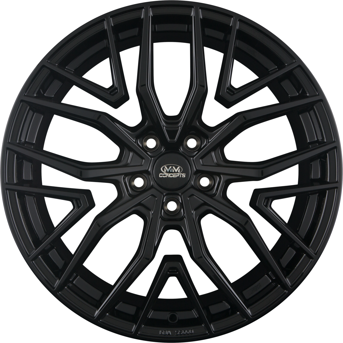 MM-Concepts MM09 Glossy Black Alufelge 8.5x19 Zoll ET30 LK 5x112 ML72.6