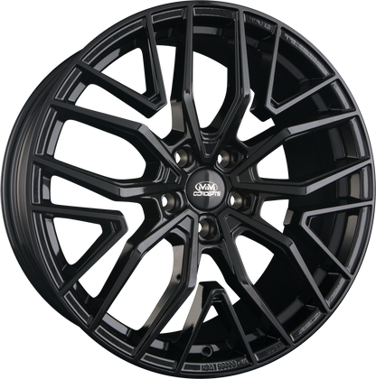 MM-Concepts MM09 Glossy Black Alufelge 8.5x19 Zoll ET45 LK 5x112 ML72.6 – Bild 2