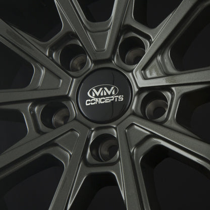 MM-Concepts MM09 Gloss Gunmetal Alufelge 8.5x19 Zoll ET45 LK 5x112 ML72.6 – Bild 4
