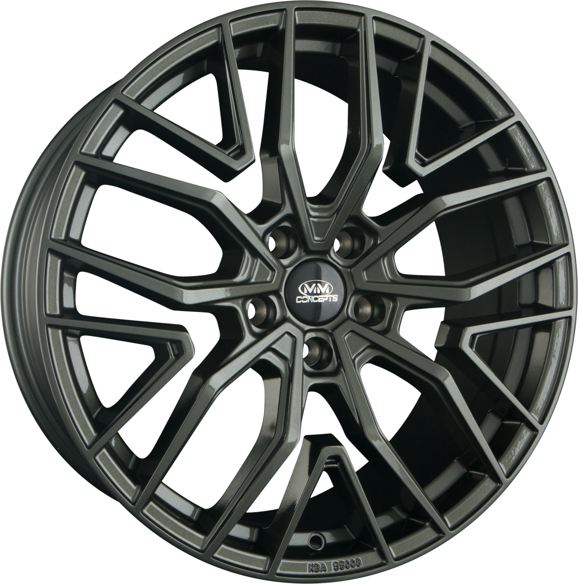 MM-Concepts MM09 Gloss Gunmetal Alufelge 8.5x19 Zoll ET35 LK 5x120 ML72.6 – Bild 2