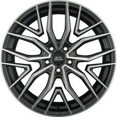 MM-Concepts MM09 Glossy Gunmetal Machined Alufelge 8.5x19 Zoll ET30 LK 5x112 ML72.6