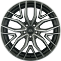 MM-Concepts MM09 Glossy Gunmetal Machined Alufelge 8.5x19 Zoll ET45 LK 5x112 ML72.6