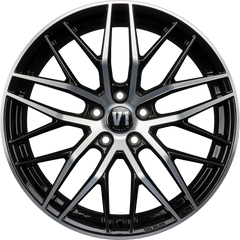 V1 Wheels DS2 Schwarz Hochglanzpoliert Alufelge 8x18 Zoll ET40 LK 5x112 ML66.6