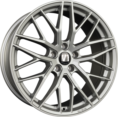 V1 Wheels DS2 Grau Glänzend Lackiert Alufelge 8.5x19 Zoll ET45 LK 5x114.3 ML67.1 – Bild 2