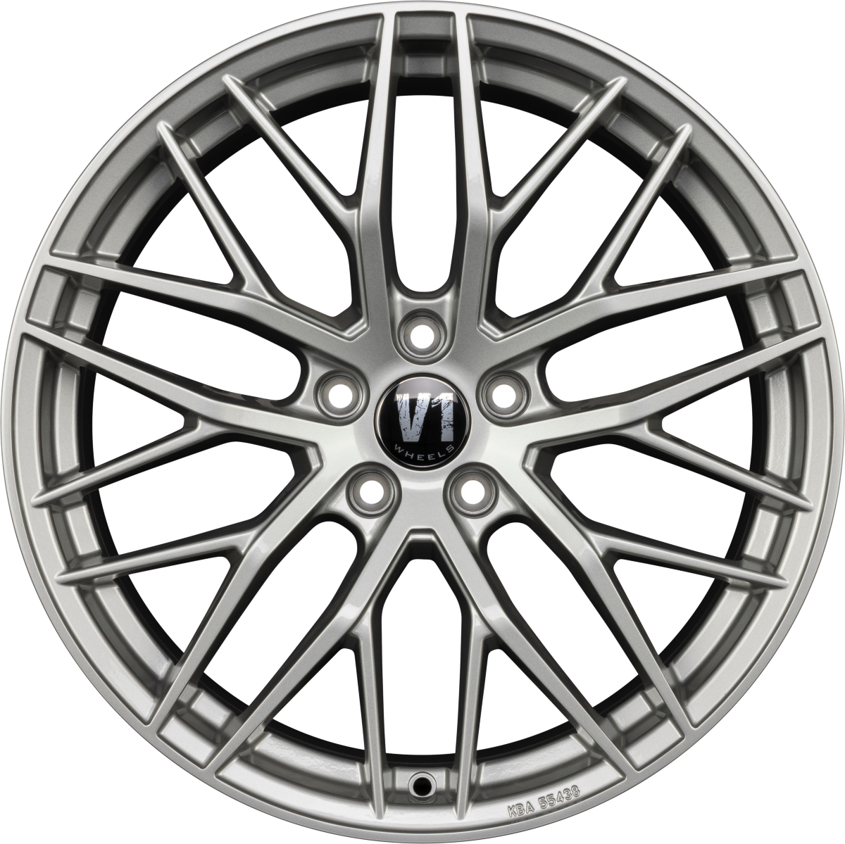 V1 Wheels DS2 Grau Glänzend Lackiert Alufelge 9x20 Zoll ET30 LK 5x112 ML66.6