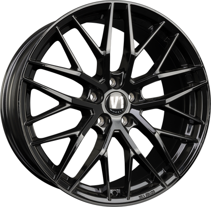 V1 Wheels DS2 Schwarz Glänzend Lackiert Alufelge 9x20 Zoll ET30 LK 5x112 ML66.6 – Bild 2