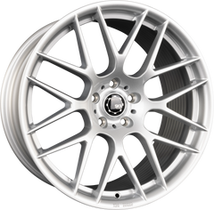 SX-Wheels SX3-FF Hyper Silver (HS) Alufelge 8.5x19 Zoll ET45 LK 5x112 ML72.6