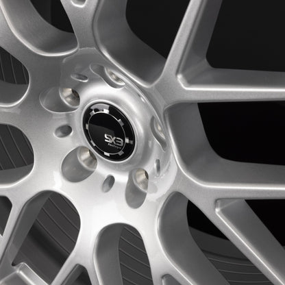 SX-Wheels SX3-FF Hyper Silver (HS) Alufelge 9.5x19 Zoll ET45 LK 5x112 ML72.6 – Bild 3