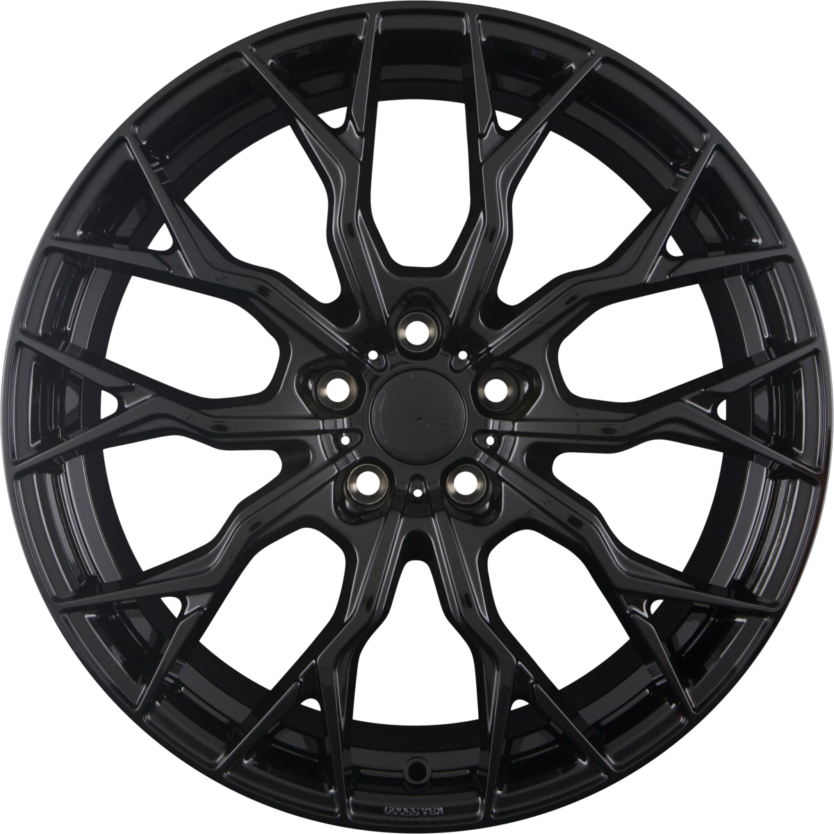 SX-Wheels SX2 Glossy Black Alufelge 8.5x19 Zoll ET45 LK 5x112 ML72.6