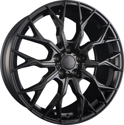 SX-Wheels SX2 Glossy Black Alufelge 8.5x19 Zoll ET35 LK 5x120 ML72.6 – Bild 2