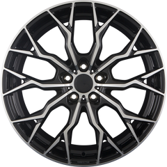 SX-Wheels SX2 Glossy Black Machined Alufelge 8.5x19 Zoll ET30 LK 5x112 ML72.6
